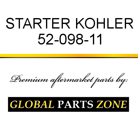 STARTER KOHLER 52-098-11