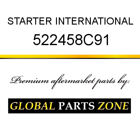 STARTER INTERNATIONAL 522458C91