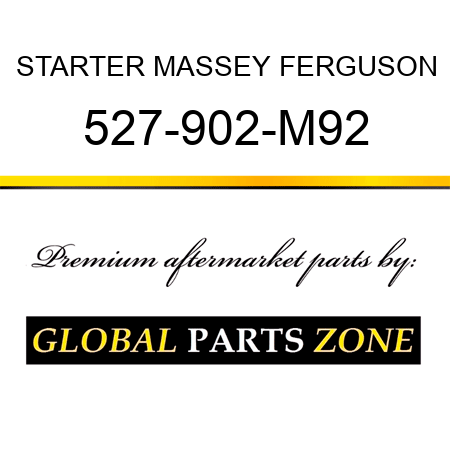 STARTER MASSEY FERGUSON 527-902-M92