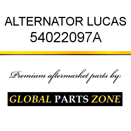 ALTERNATOR LUCAS 54022097A