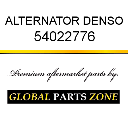 ALTERNATOR DENSO 54022776