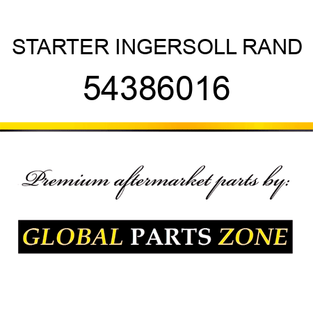 STARTER INGERSOLL RAND 54386016