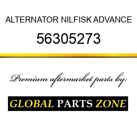 ALTERNATOR NILFISK ADVANCE 56305273