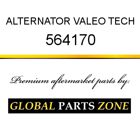 ALTERNATOR VALEO TECH 564170