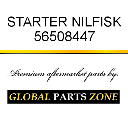 STARTER NILFISK 56508447