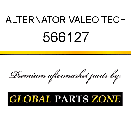 ALTERNATOR VALEO TECH 566127