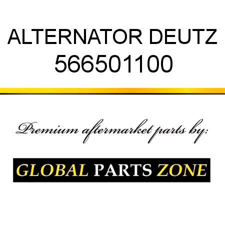 ALTERNATOR DEUTZ 566501100