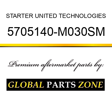 STARTER UNITED TECHNOLOGIES 5705140-M030SM