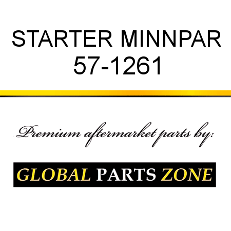 STARTER MINNPAR 57-1261