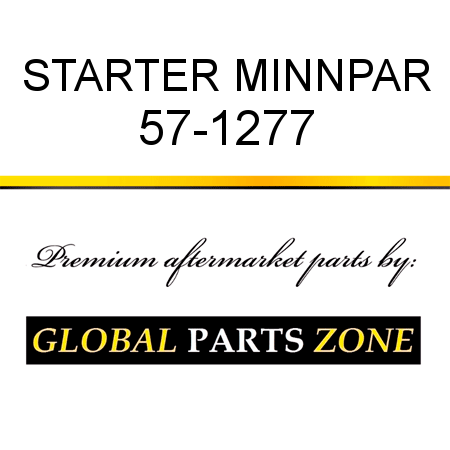 STARTER MINNPAR 57-1277