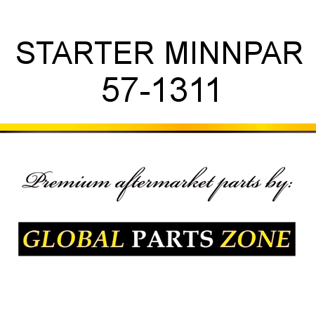 STARTER MINNPAR 57-1311