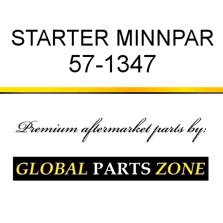 STARTER MINNPAR 57-1347