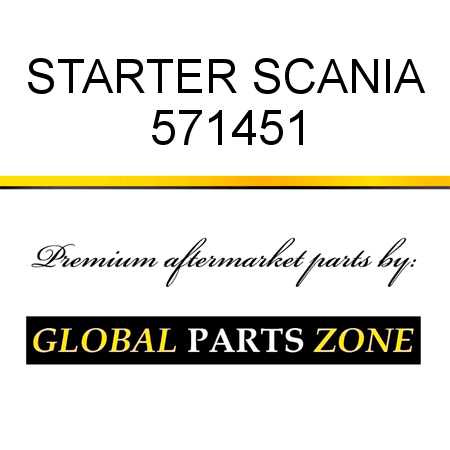 STARTER SCANIA 571451