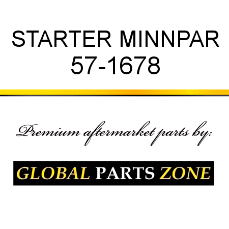 STARTER MINNPAR 57-1678