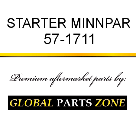 STARTER MINNPAR 57-1711