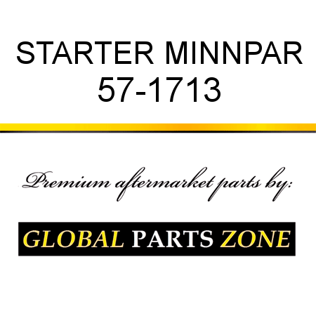 STARTER MINNPAR 57-1713