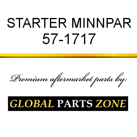 STARTER MINNPAR 57-1717