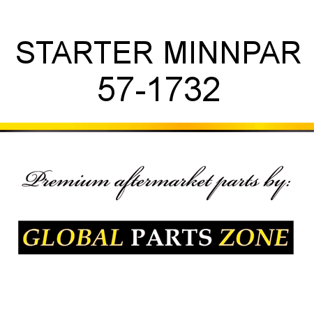 STARTER MINNPAR 57-1732