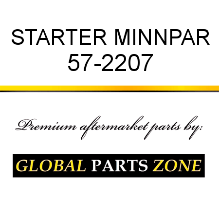 STARTER MINNPAR 57-2207