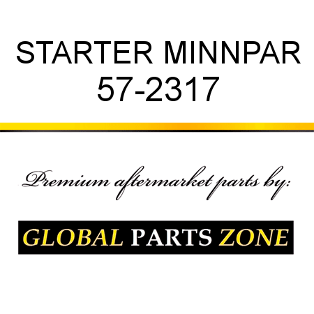 STARTER MINNPAR 57-2317