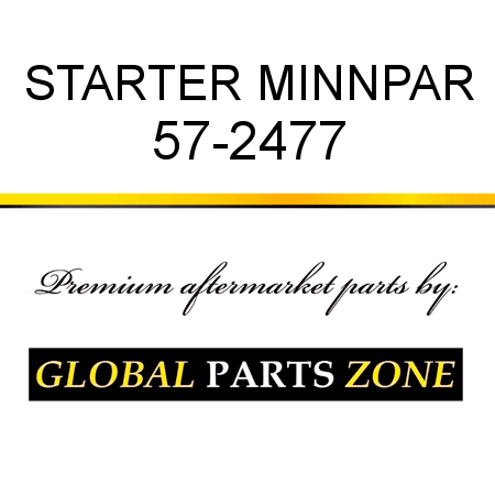 STARTER MINNPAR 57-2477