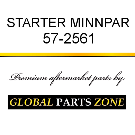 STARTER MINNPAR 57-2561