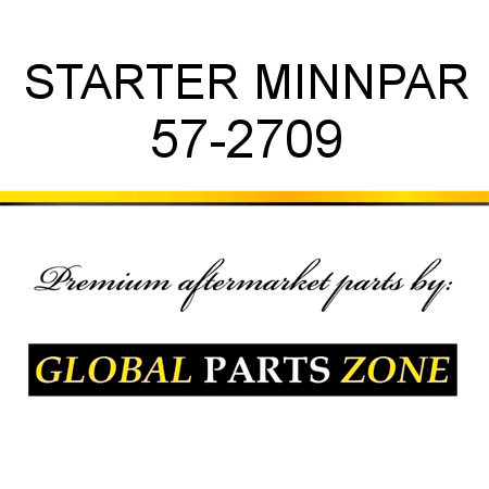 STARTER MINNPAR 57-2709