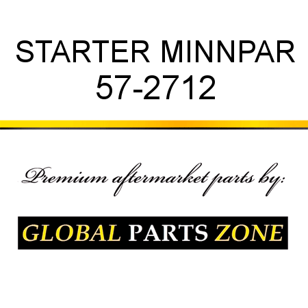 STARTER MINNPAR 57-2712