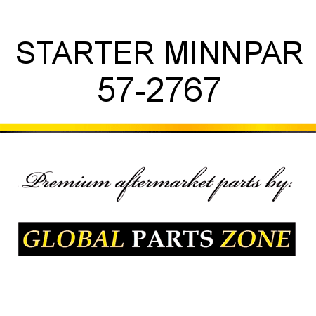 STARTER MINNPAR 57-2767