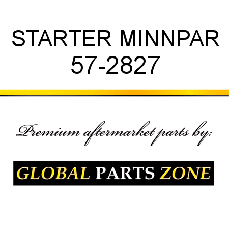 STARTER MINNPAR 57-2827