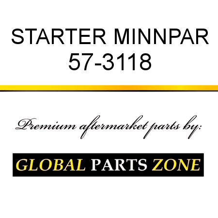 STARTER MINNPAR 57-3118