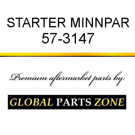 STARTER MINNPAR 57-3147