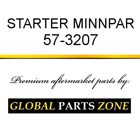 STARTER MINNPAR 57-3207