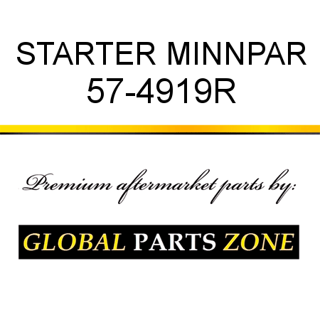 STARTER MINNPAR 57-4919R