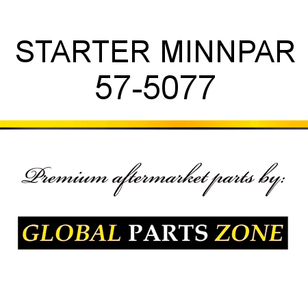 STARTER MINNPAR 57-5077