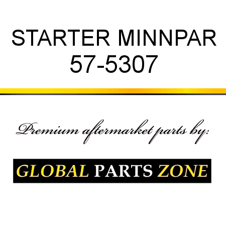 STARTER MINNPAR 57-5307