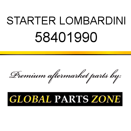 STARTER LOMBARDINI 58401990