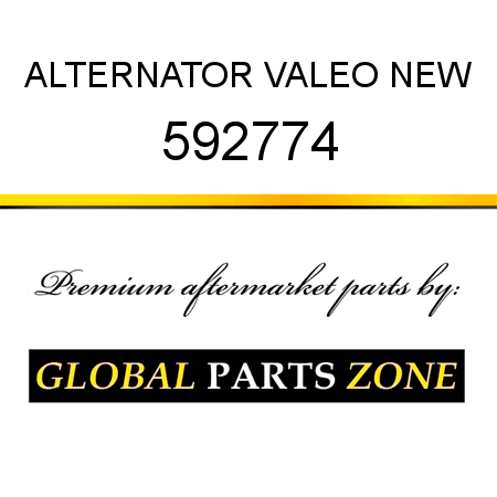 ALTERNATOR VALEO NEW 592774