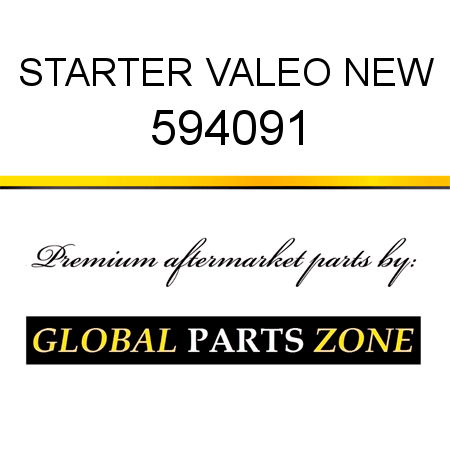 STARTER VALEO NEW 594091