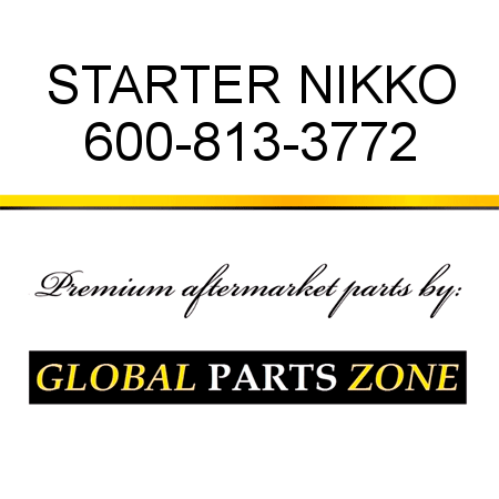 STARTER NIKKO 600-813-3772