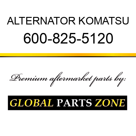 ALTERNATOR KOMATSU 600-825-5120