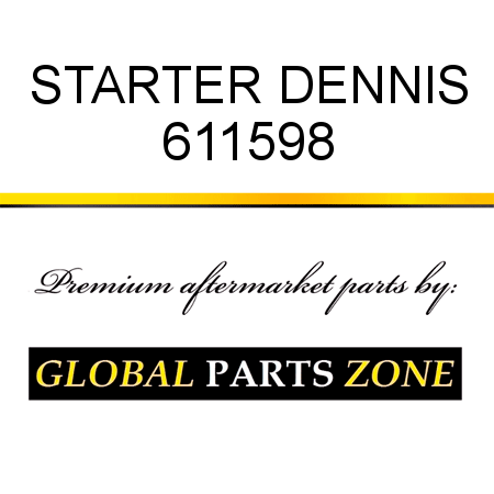 STARTER DENNIS 611598