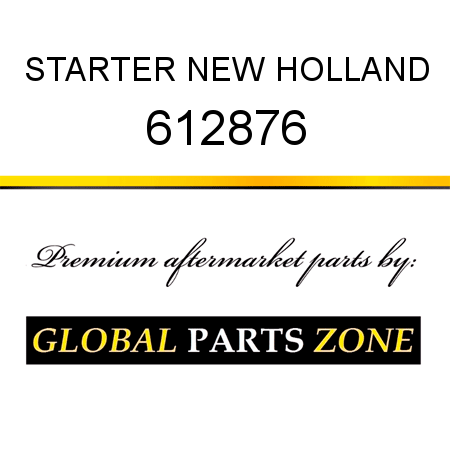 STARTER NEW HOLLAND 612876