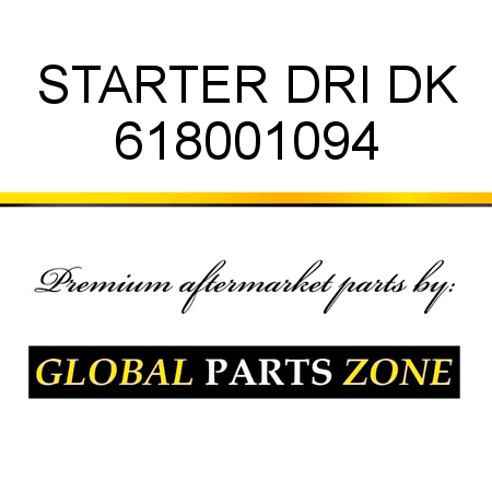 STARTER DRI DK 618001094