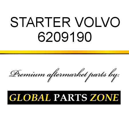 STARTER VOLVO 6209190