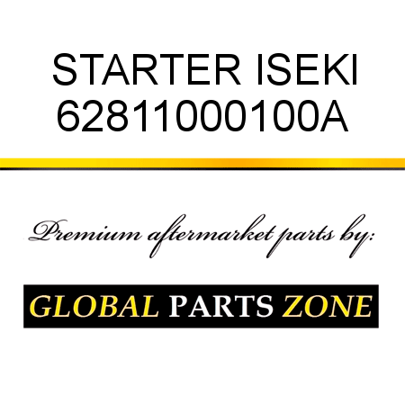 STARTER ISEKI 62811000100A