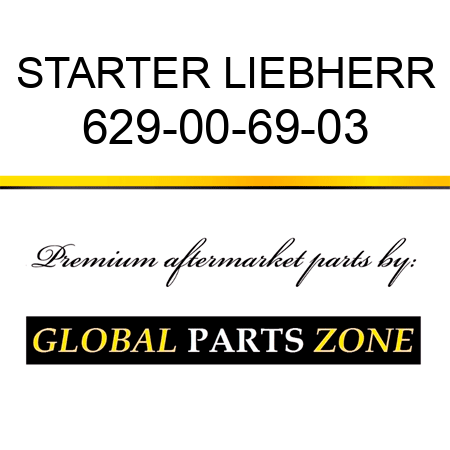 STARTER LIEBHERR 629-00-69-03