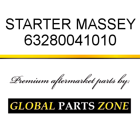 STARTER MASSEY 63280041010