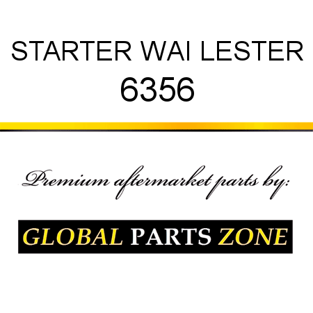 STARTER WAI LESTER 6356