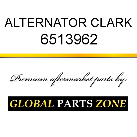 ALTERNATOR CLARK 6513962